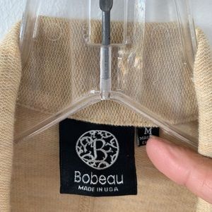 bobeau Sweaters - BOBEAU CARDIGAN POINTED COLLAR TAN COLOR bobeau Sweaters - BOBEAU CARDIGAN POINTED COLLAR TAN COLOR